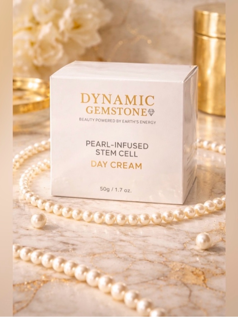 Dynamic Gemstone Pearl-Infused Stem Cell Day Cream - Retail $550